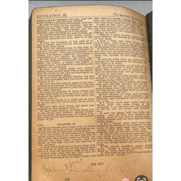 1936 Whitman Self-Pronouncing New Testament KJV Pocket Bible Racine WI USA - Picture 4 of 6